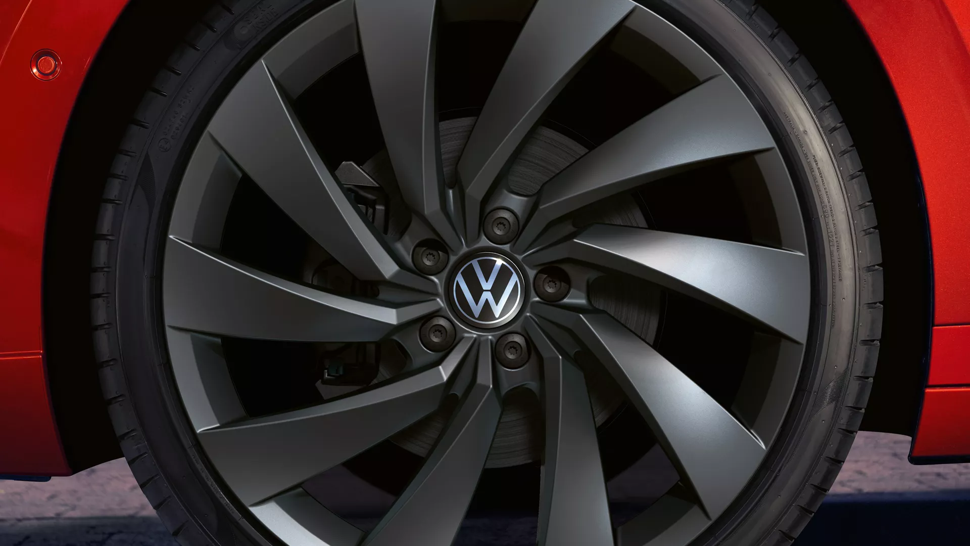 Arteon Shooting Brake – 20-palčna aluminijasta platišča Rosario, v matirani temno grafitni barvi, Volkswagen R