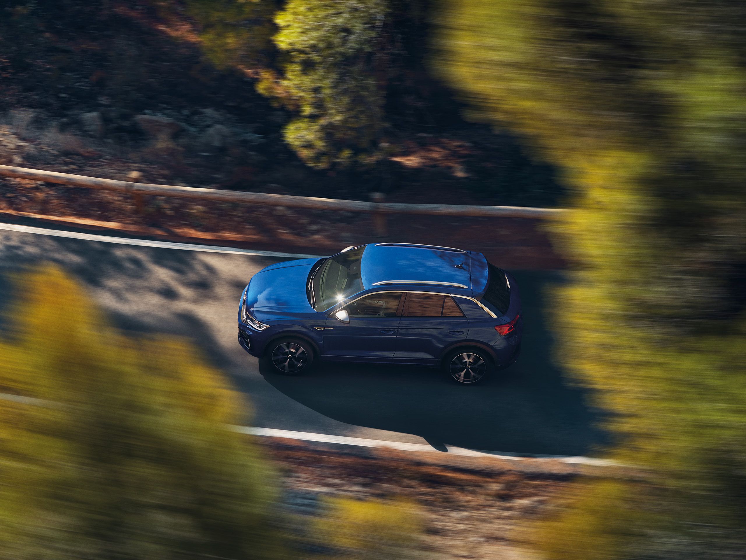 VW T-Roc R Vogelperspektive