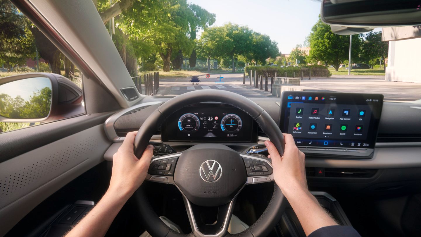 Pogled na projicirni sistem modela VW T-Roc Style.