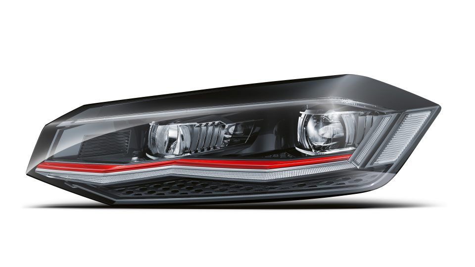 vw volkswagen polo gti žarometi