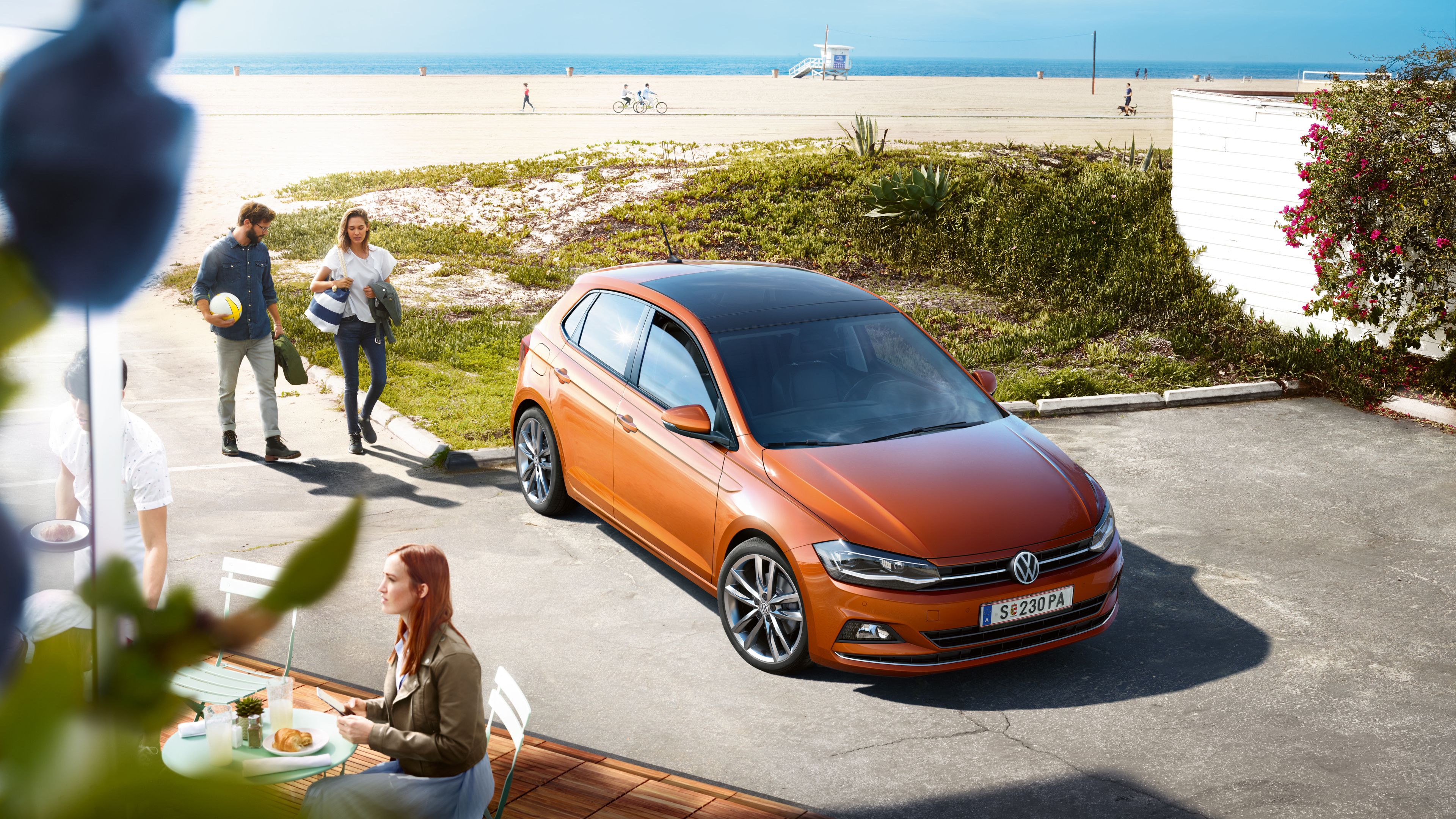 vw volkswagen polo oranžna zunanjost