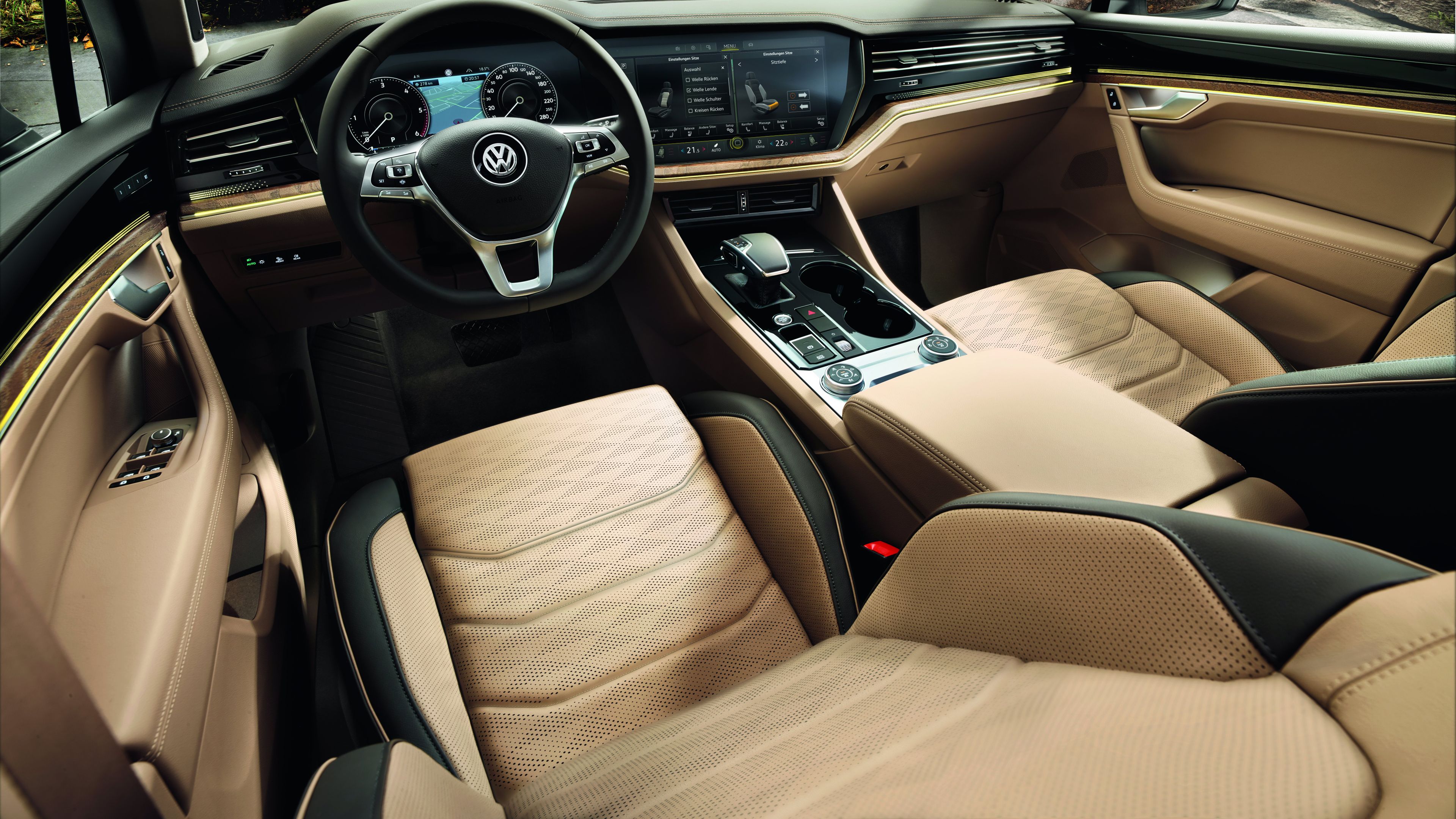 vw volkswagen touareg notranjost