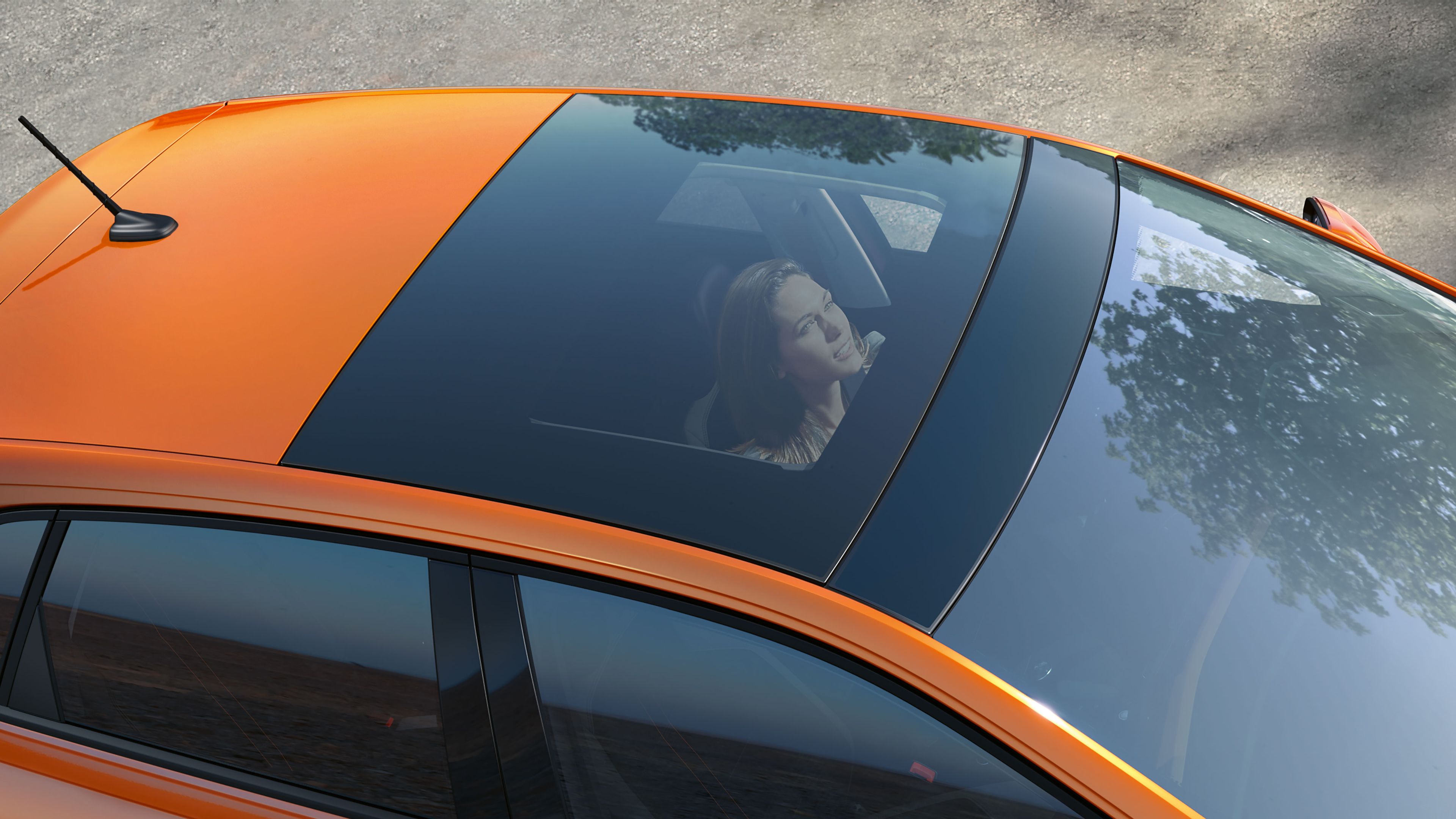 volkswagen vw polo panoramsko strešno okno zaprto