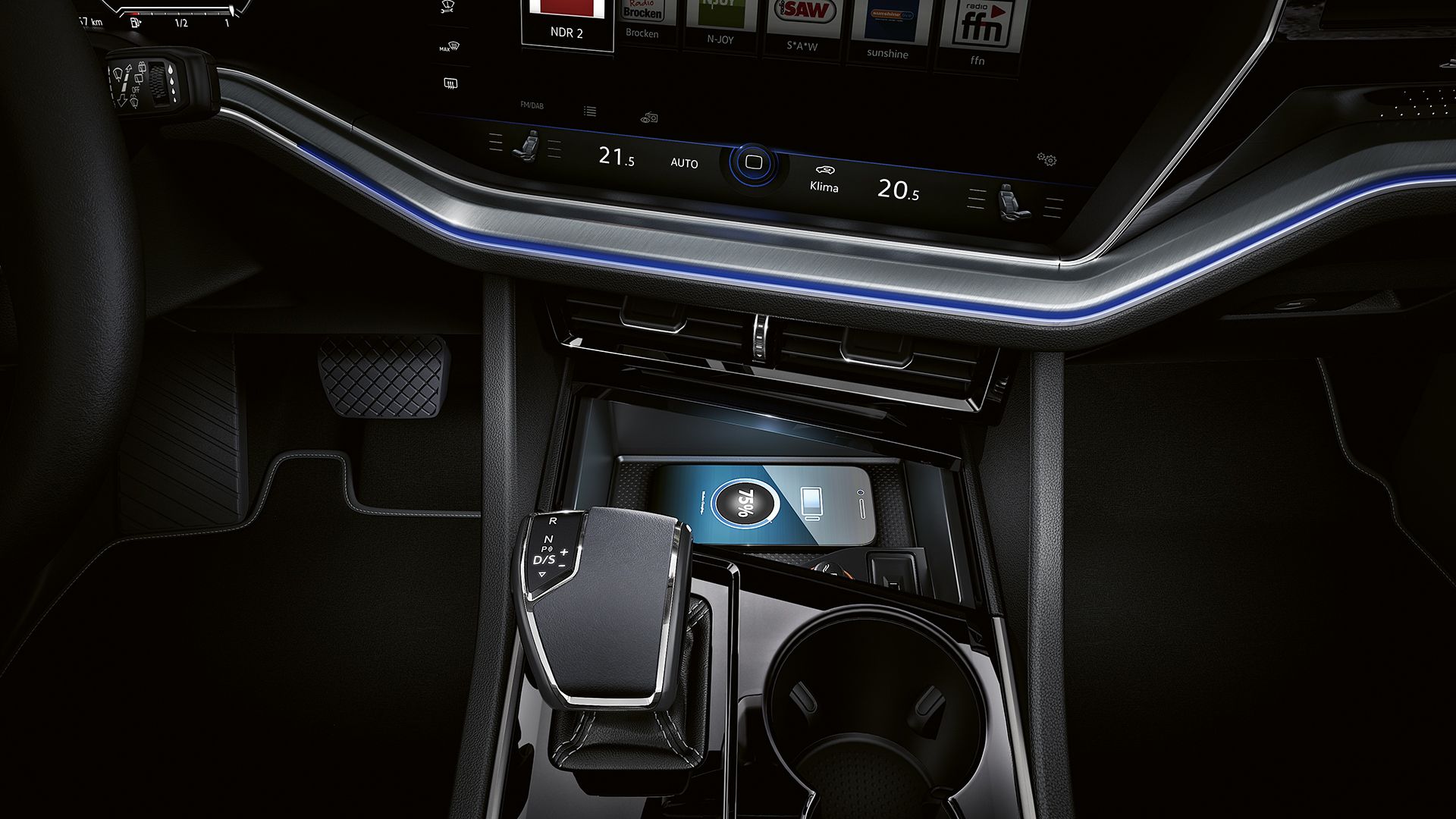 vw volkswagen touareg notranjost