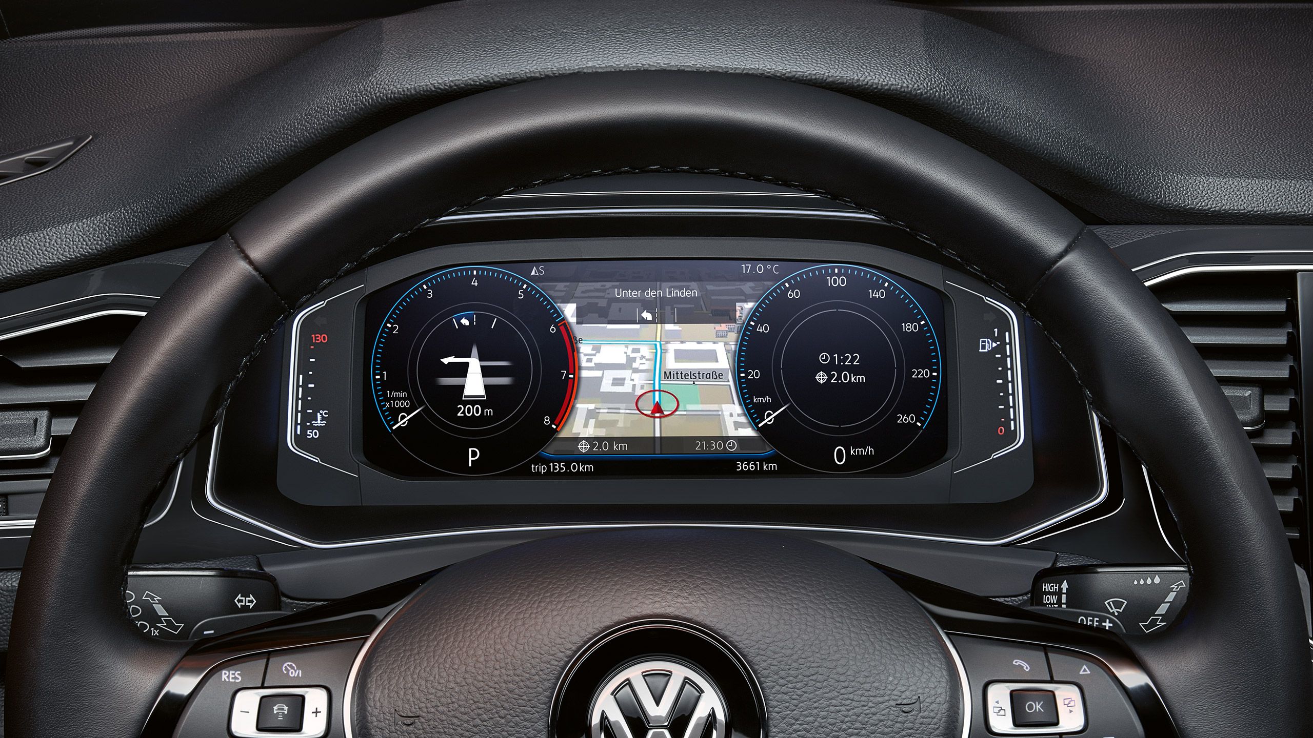 vw volkswagen t-roc aktivni informacijski zaslon