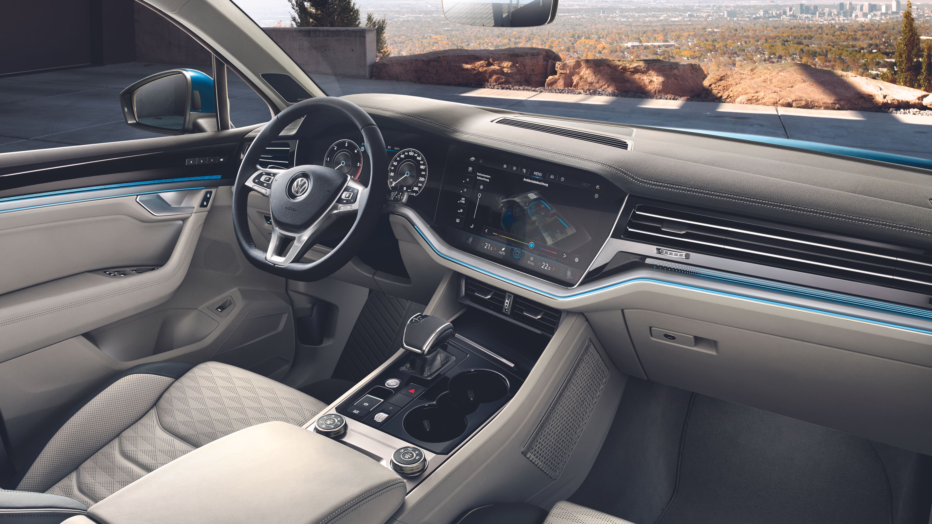 vw volkswagen touareg notranjost