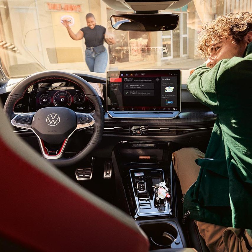 Notranjost Volkswagen Golf GTI-ja