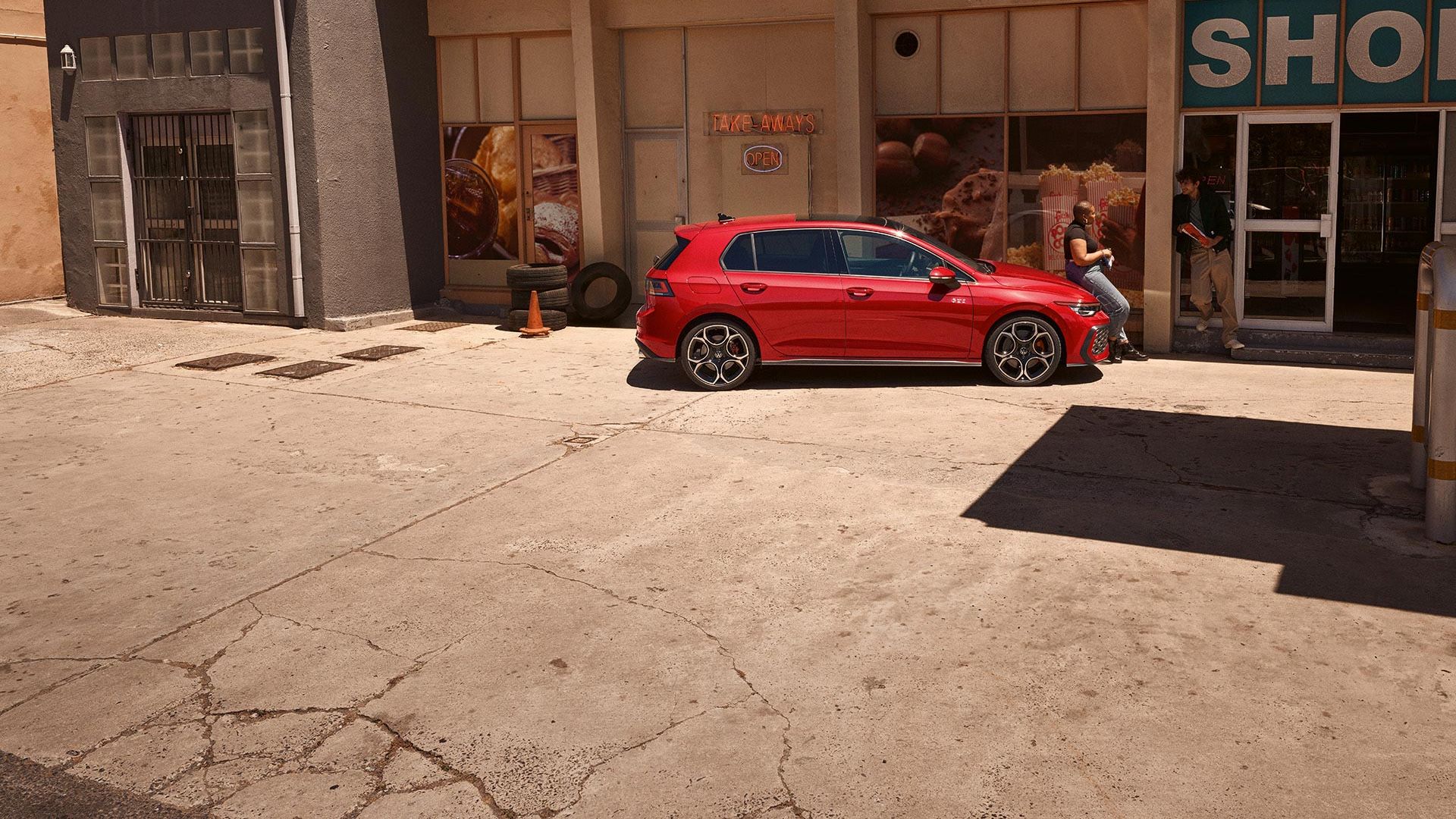 Sprednji in stranski pogled na VW Polo