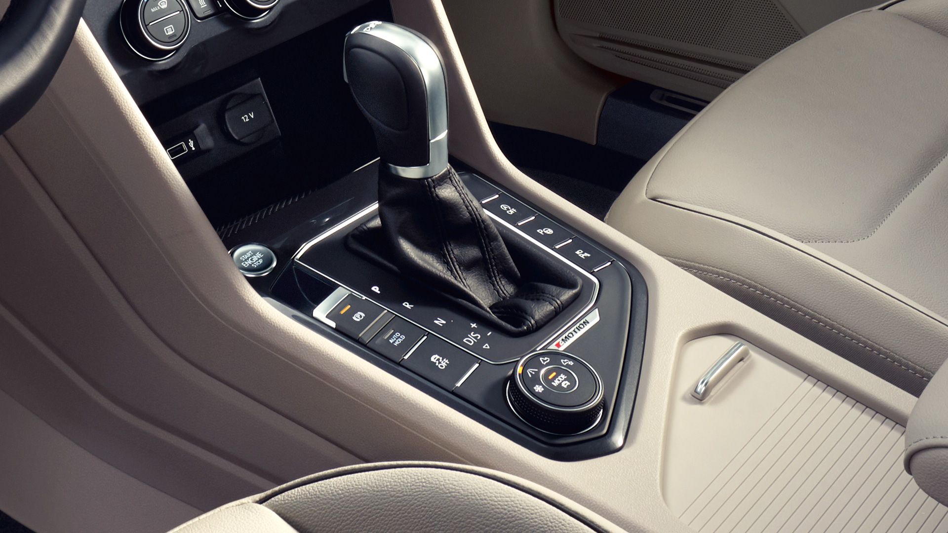 VW Tiguan Allspace izbira voznega profila s sistemom 4MOTION Active Control
