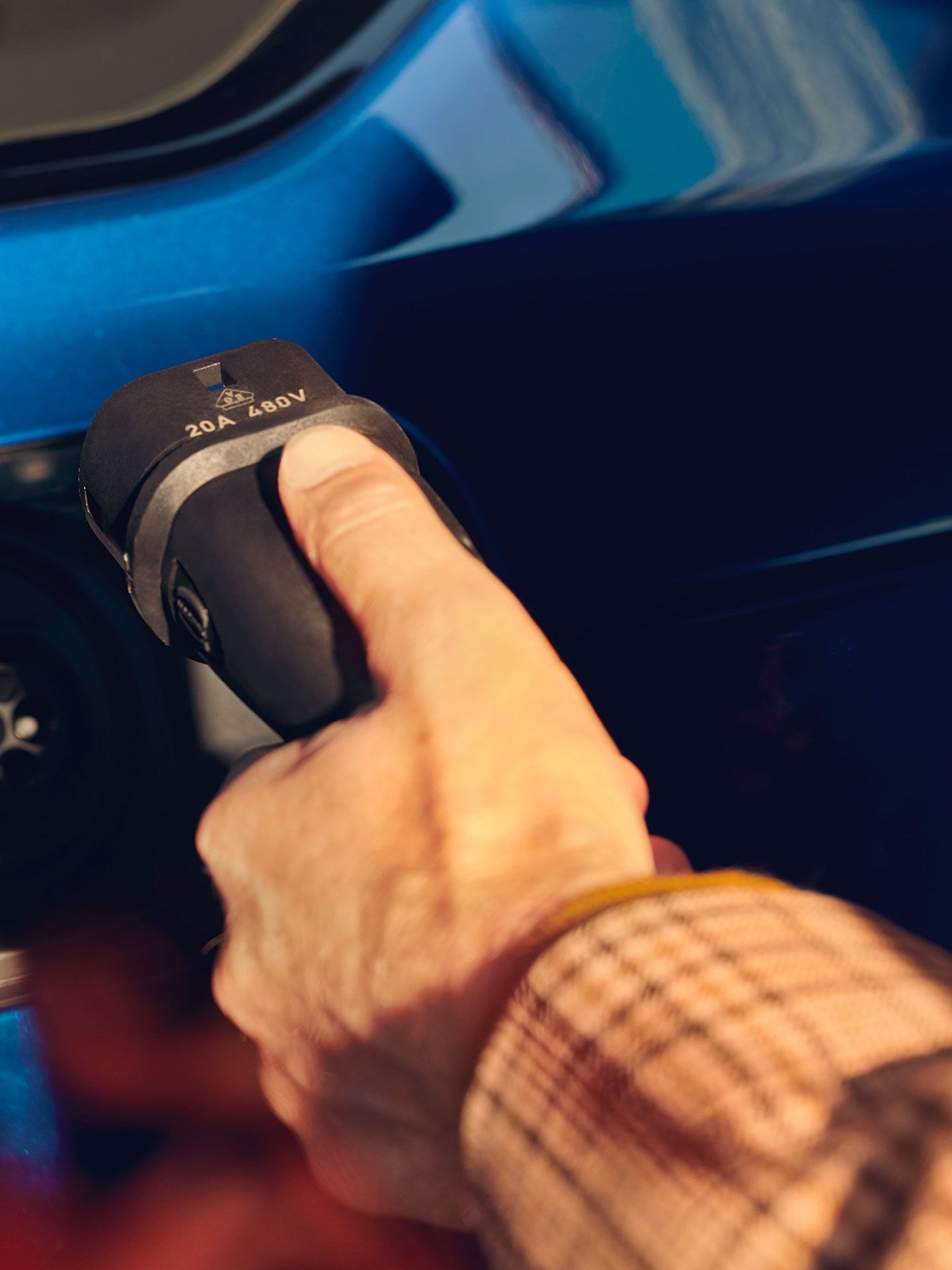 Polnjenje VW Touarega R eHybrid