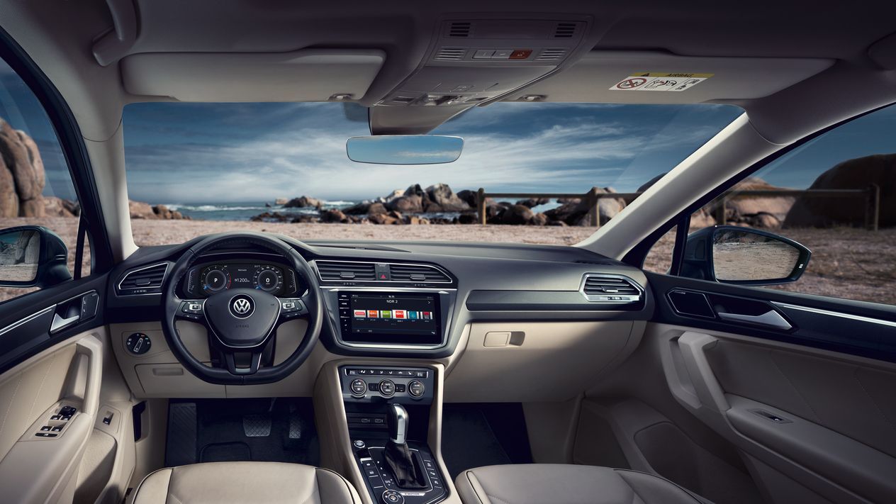 vw volkswagen tiguan allspace notranjost