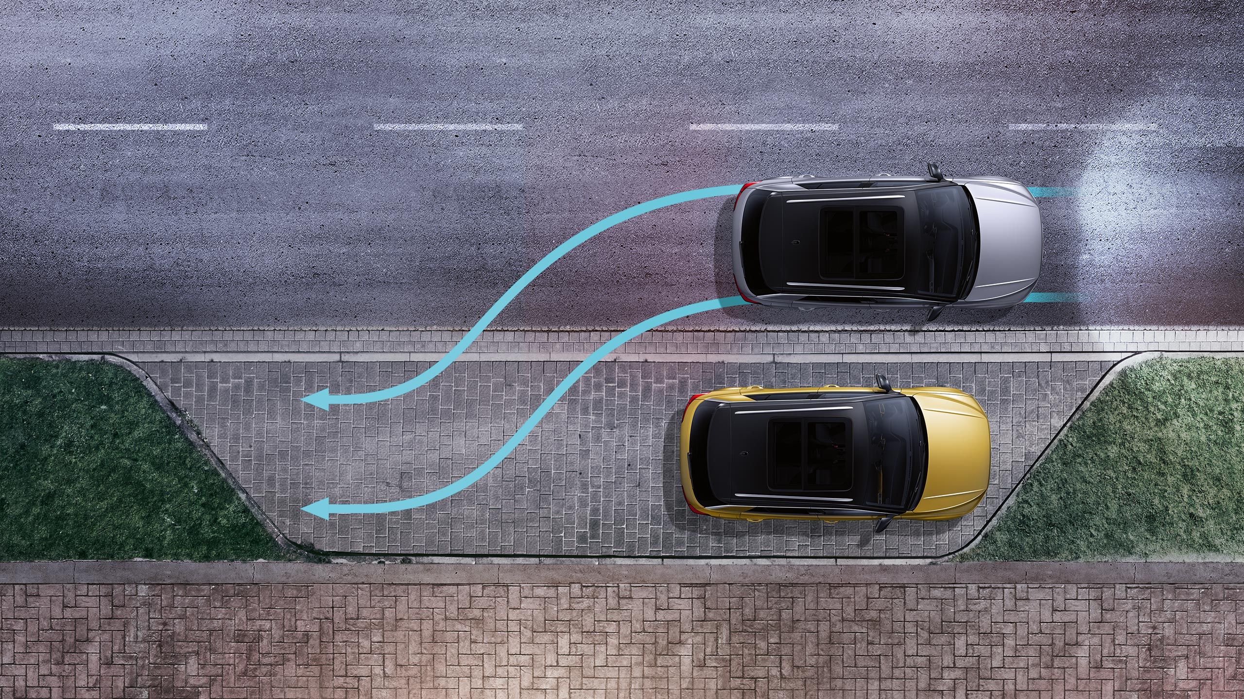 vw volkswagen t-roc park assist parkirni sistem