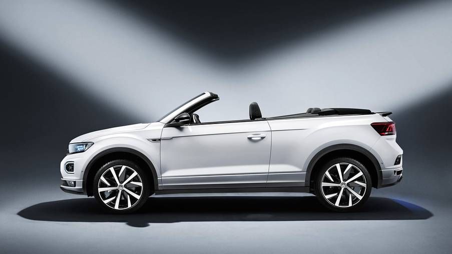 vw volkswagen t-roc cabriolet weiß