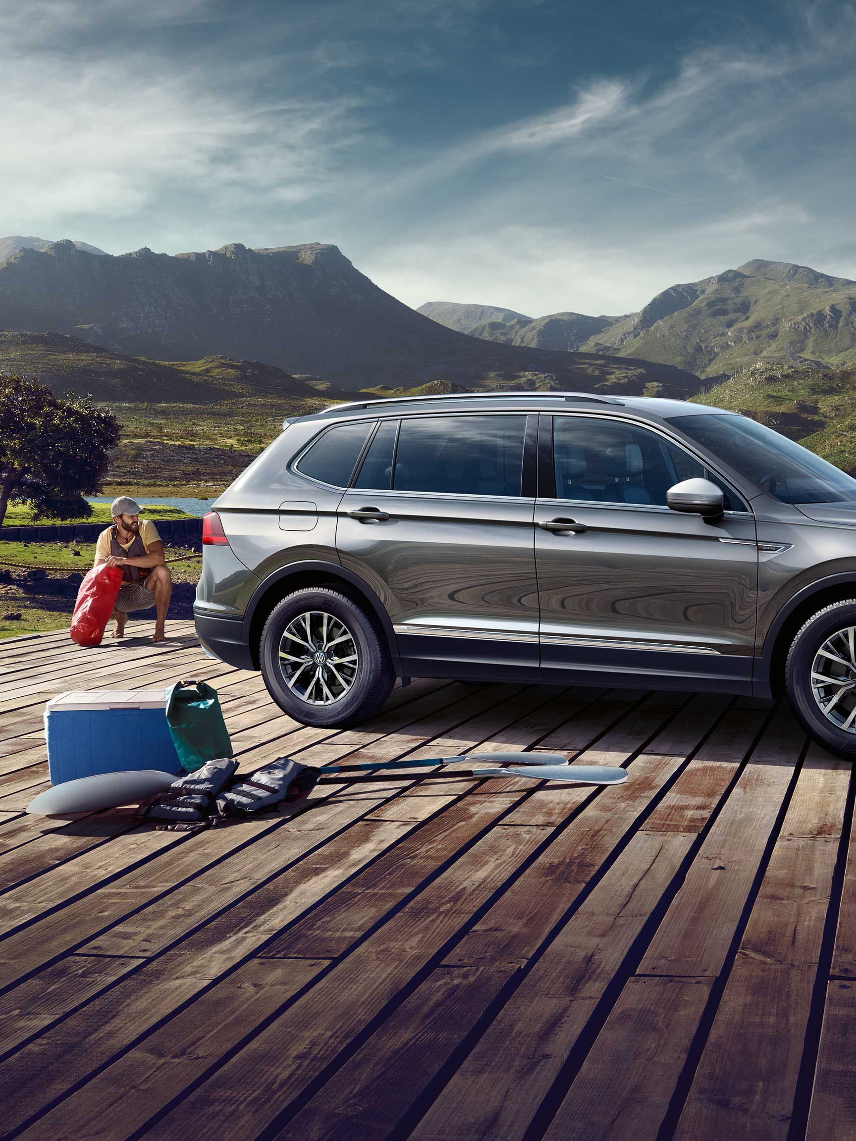 vw volkswagen tiguan allspace siva stranski del