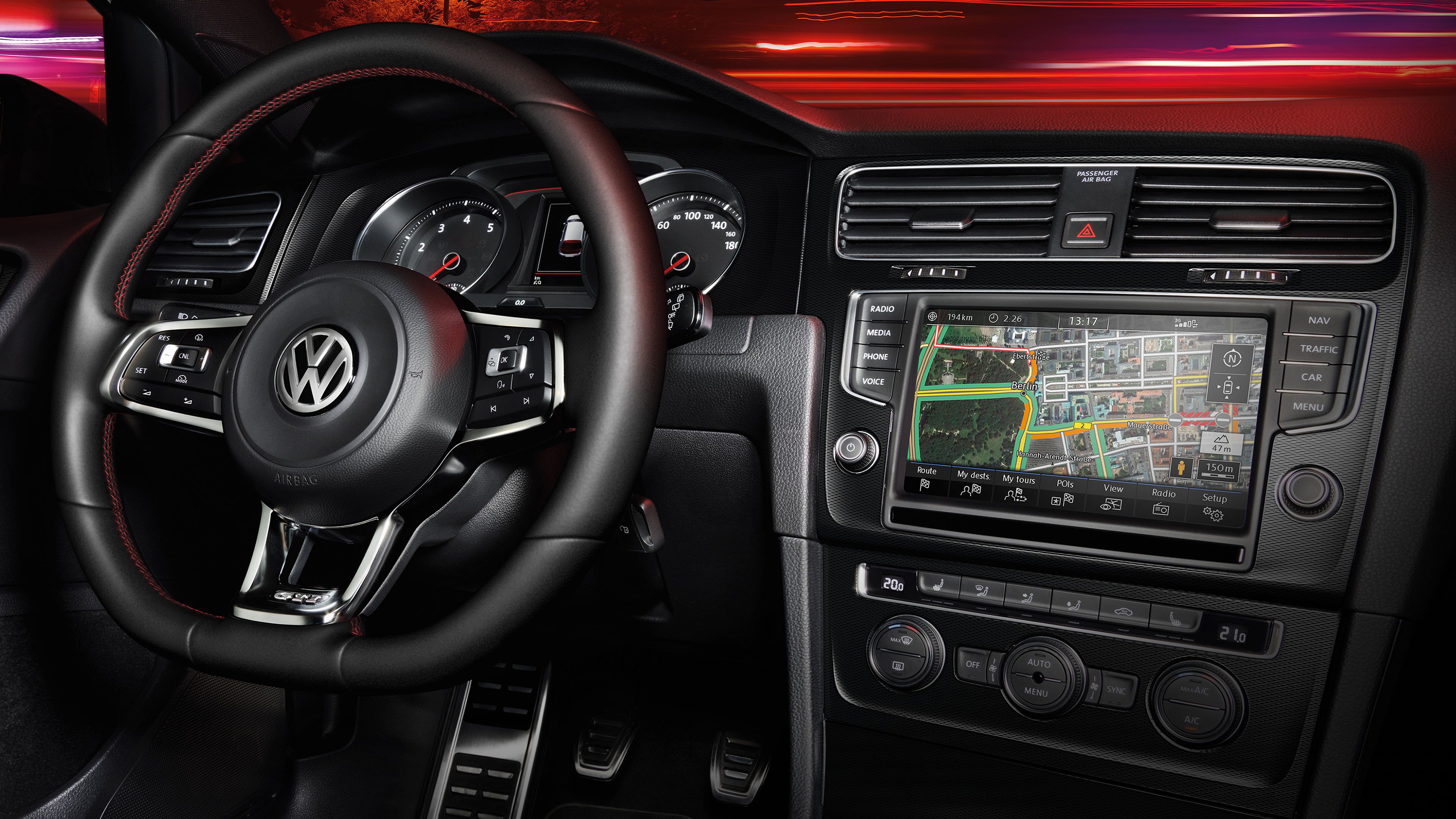 VW Golf 7 GTI kokpit