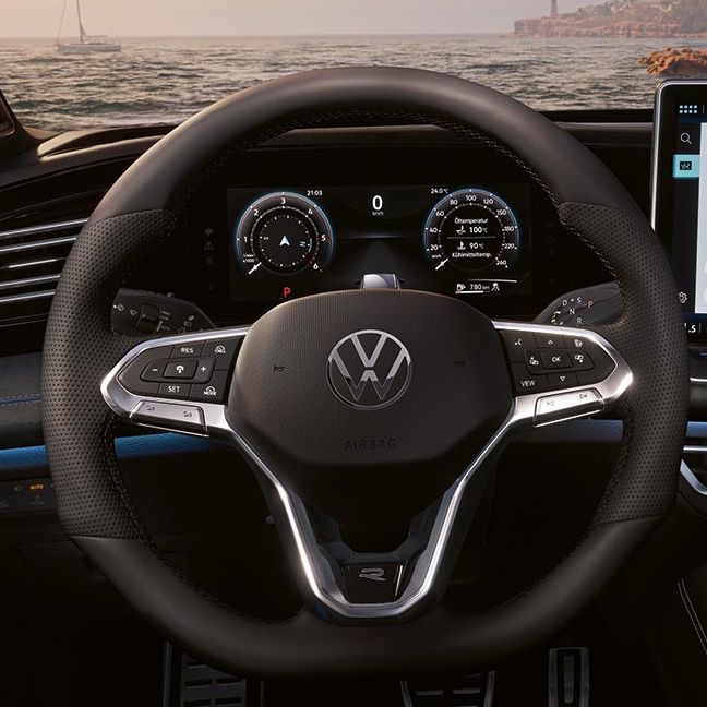Volkswagen Tiguan, pogled voznika