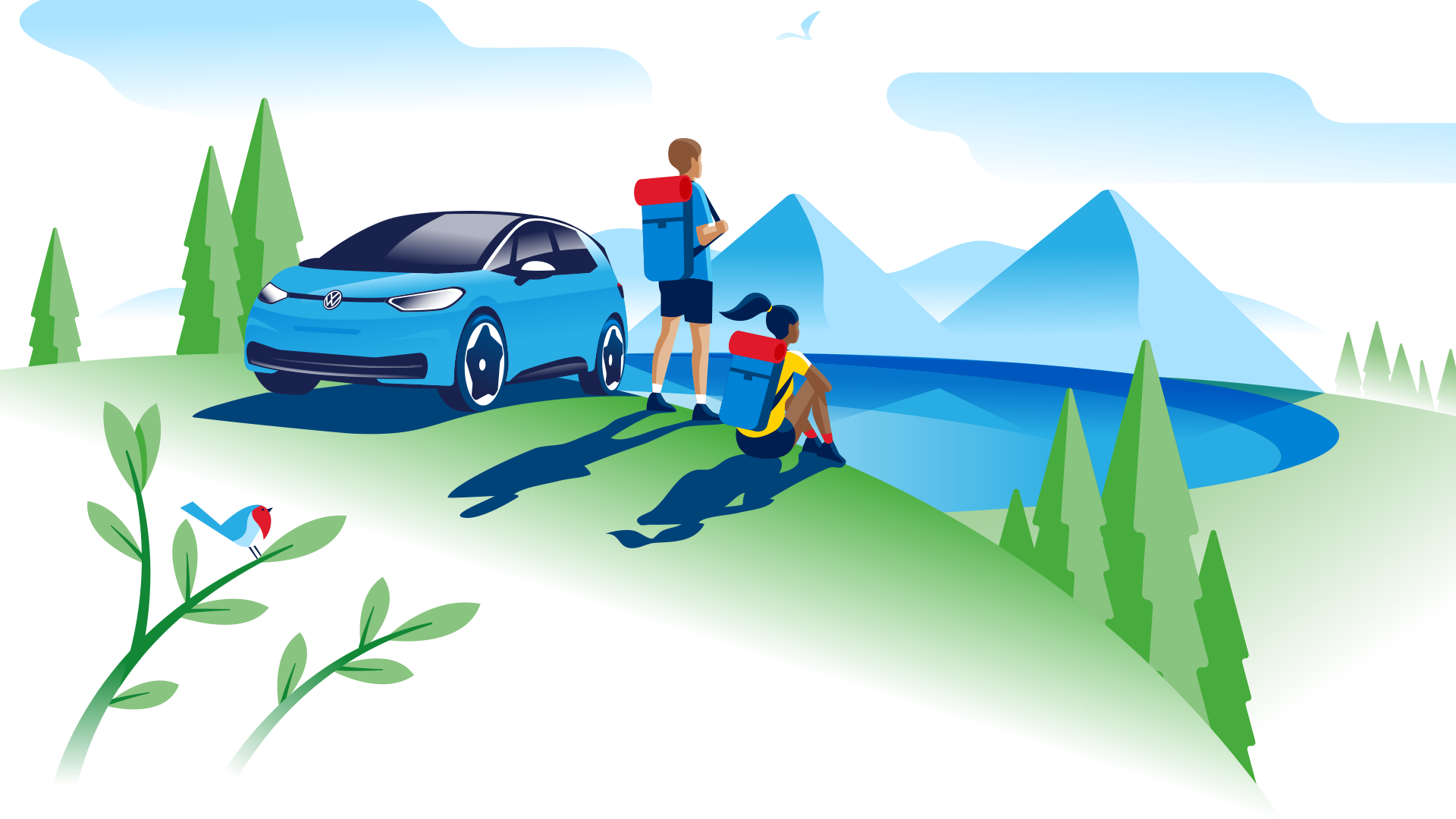 Ilustracija: z električnim avtomobilom, kot je VW ID.3, boste odkrili nove odlike vožnje.  