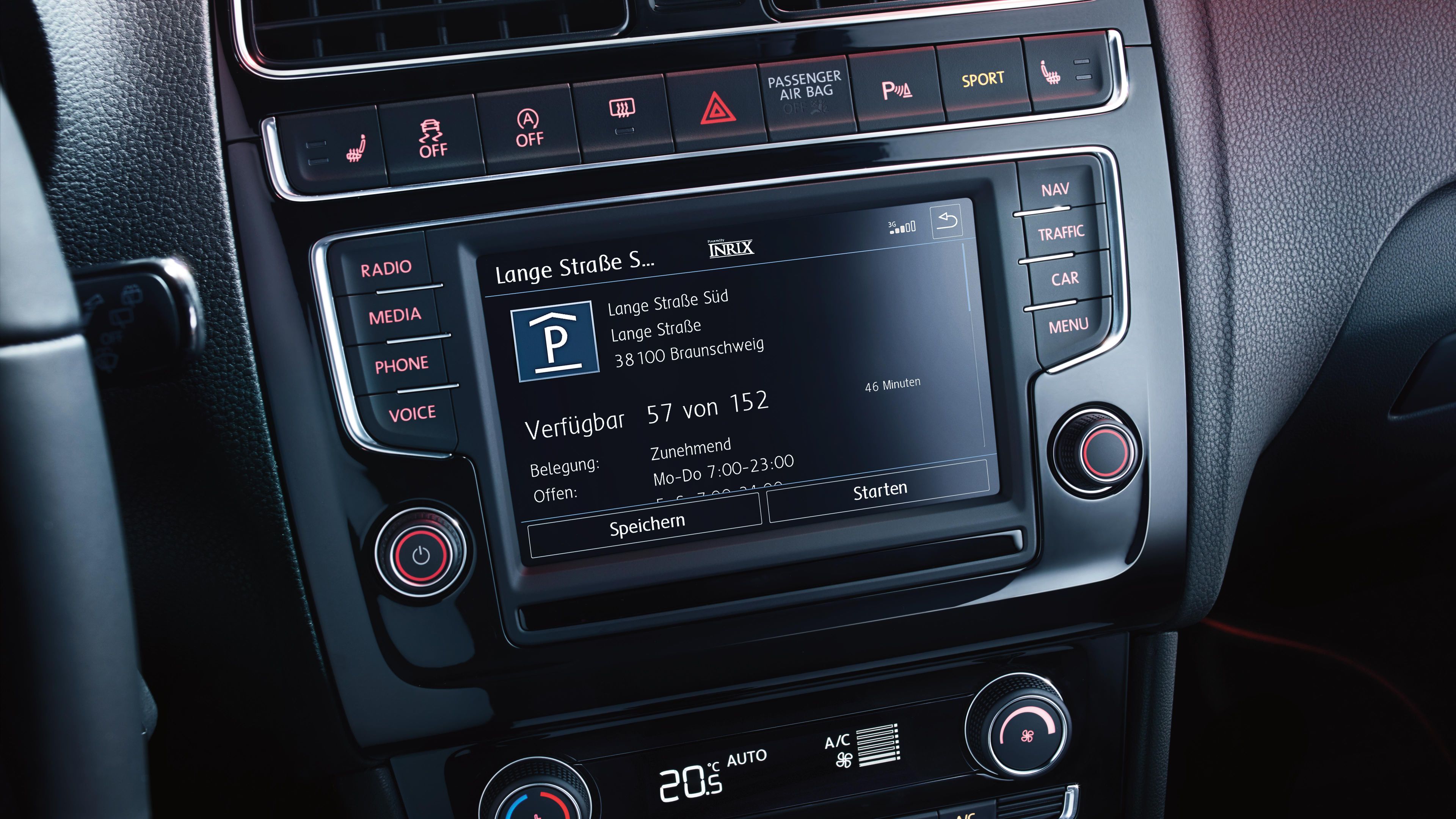 VW Polo radijsko-navigacijski sistem