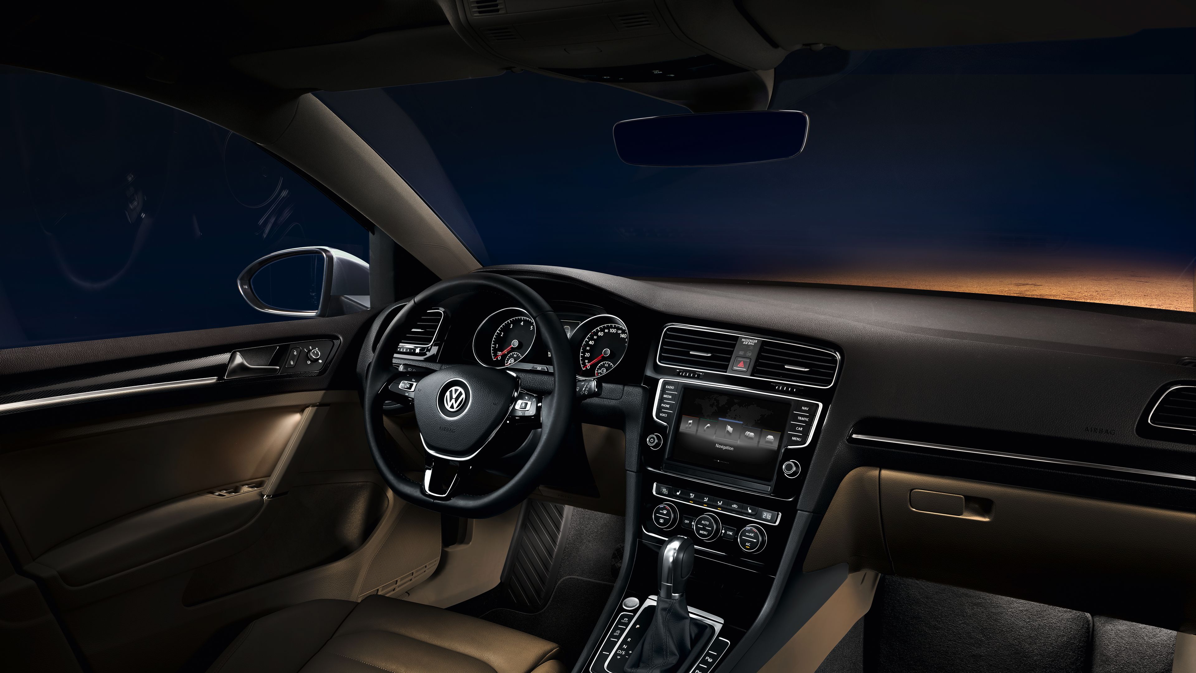 vw volkswagen golf 7 ambientna osvetlitev